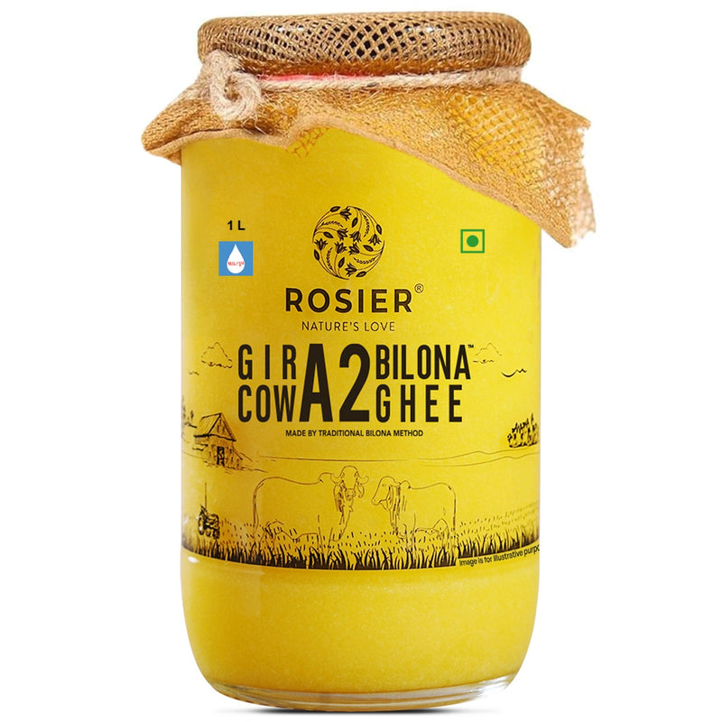 Gir Cow A2 ghee - Made From Curd (2 Ltr)