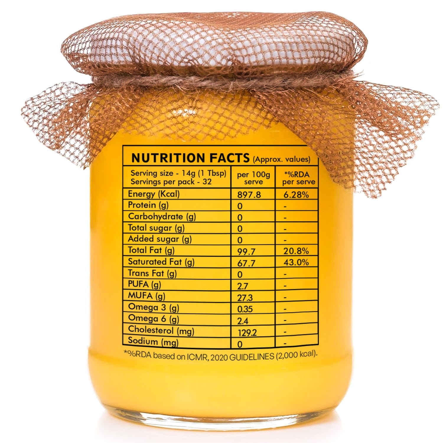 Buy A2 Gir Cow Desi Ghee – 100% Grass-Fed Bilona Method – Rich in Vitamins A, E, K – Boosts Digestion, Gut & Joint Health 500 ML