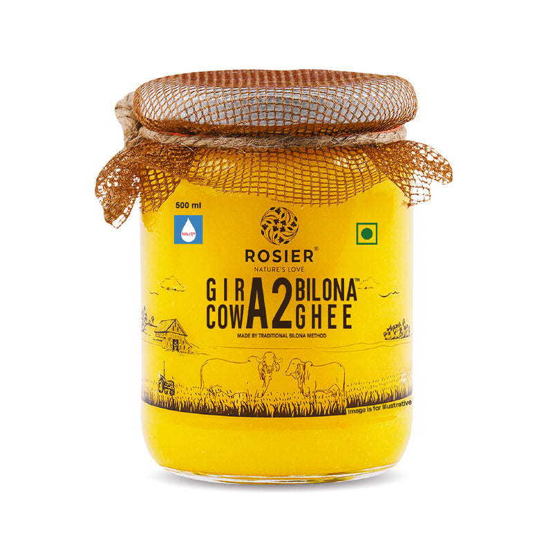 Gir Cow A2 ghee - Made From Curd (500 ML)