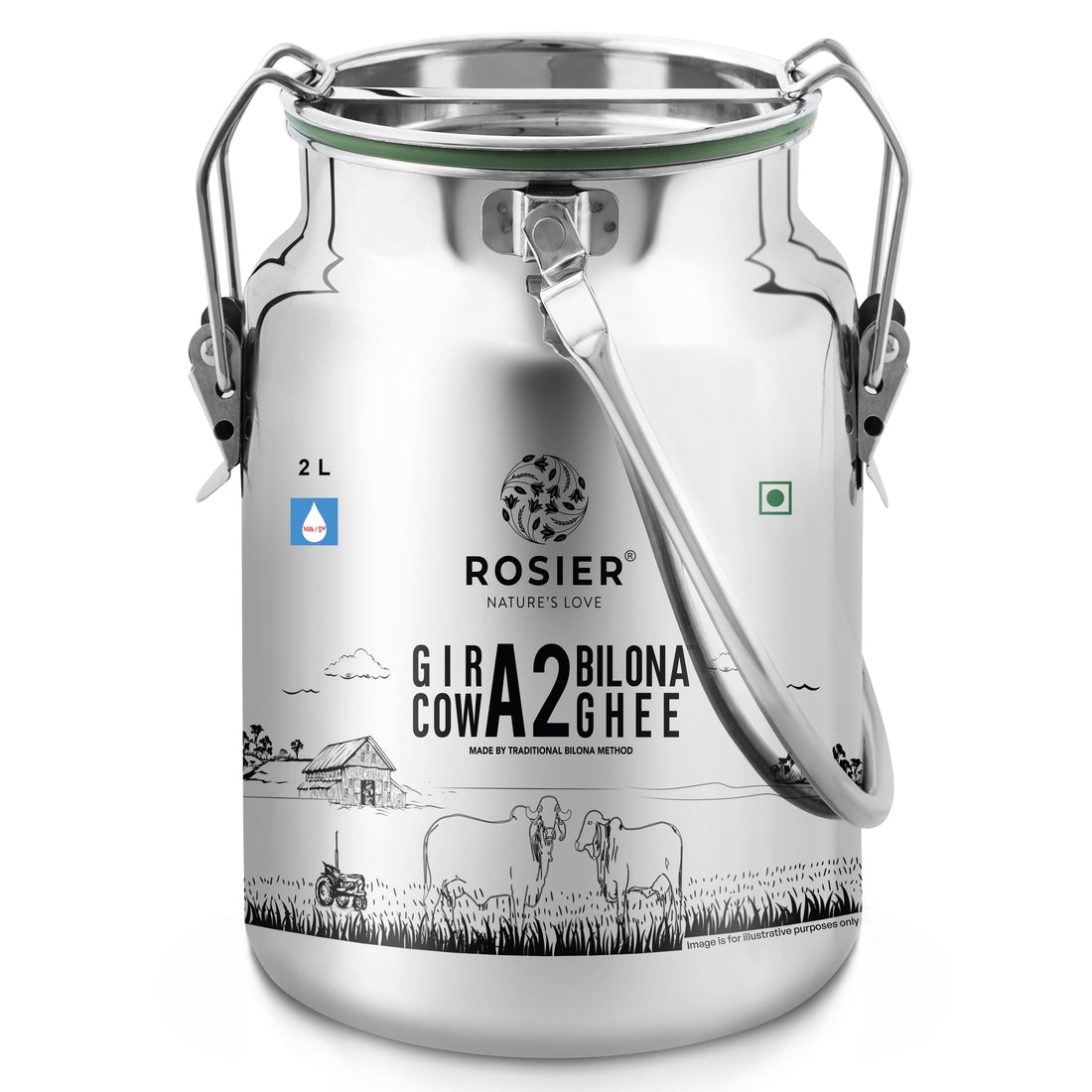 Buy A2 Gir Cow Desi Ghee – 100% Grass-Fed Bilona Method – Rich in Vitamins A, E, K – Boosts Digestion, Gut & Joint Health