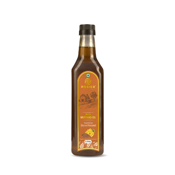 Stone Pressed Black Mustard Oil 1000 ML (PET Bottle)