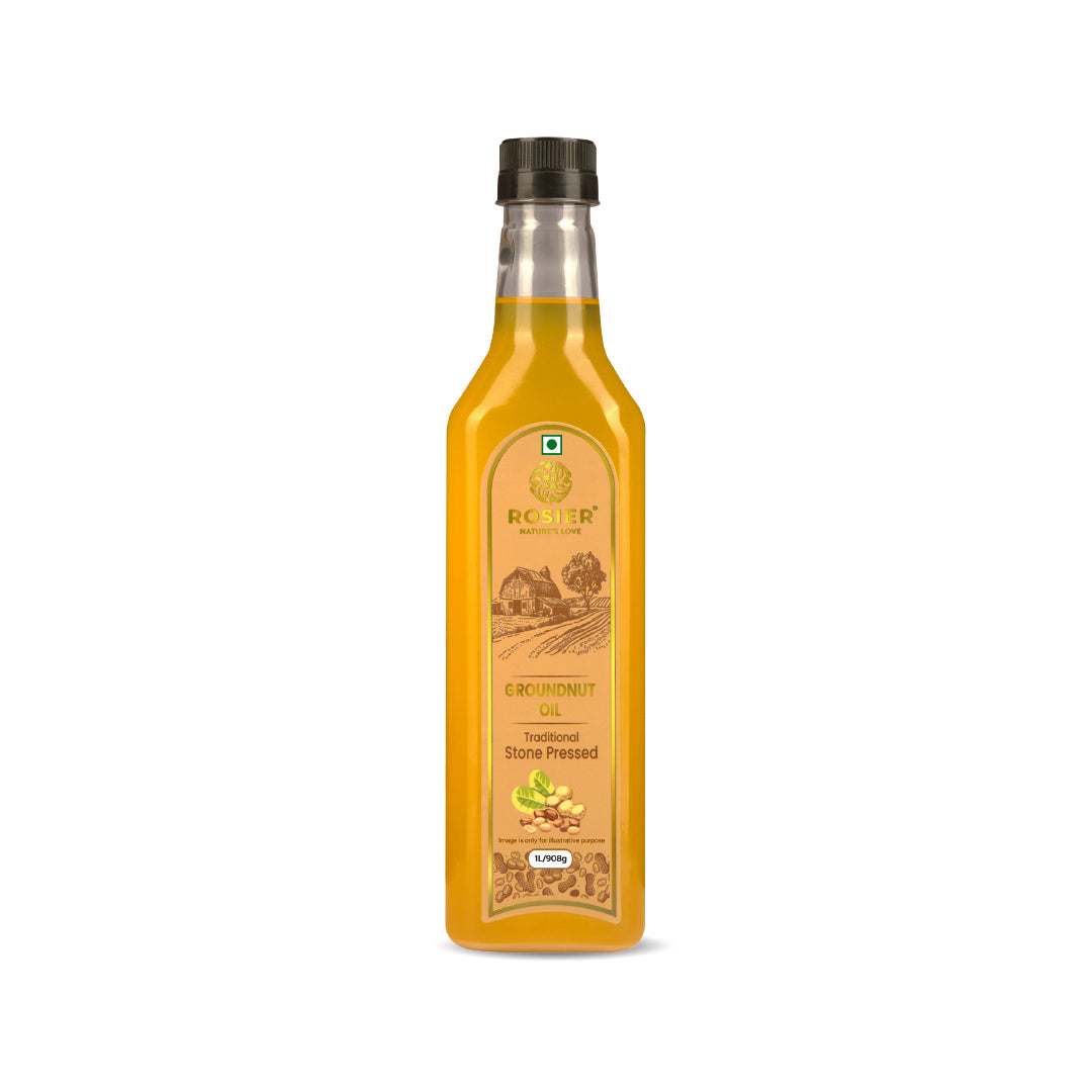 Stone Pressed Groundnut Oil 1000 ML (PET Bottle)