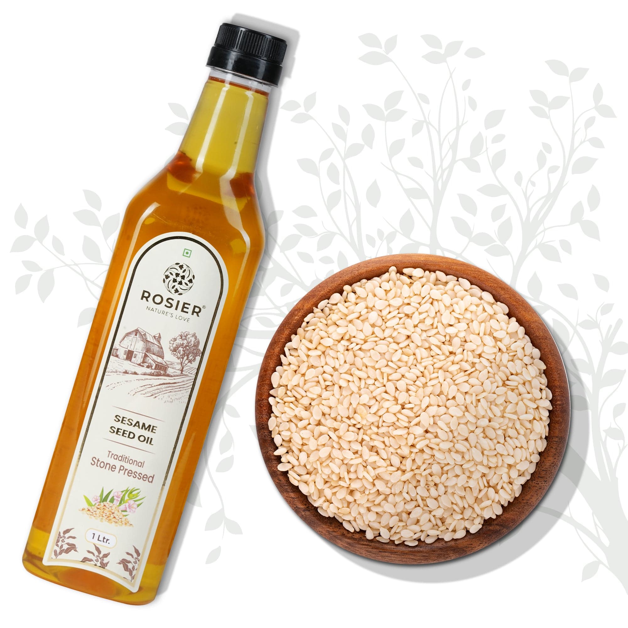 Stone Pressed Sesame Oil 1000 ML (PET Bottle)