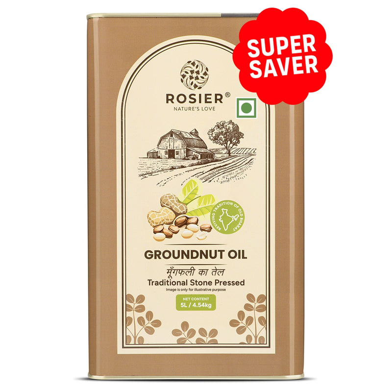 Stone Pressed Groundnut Oil 5 Ltr