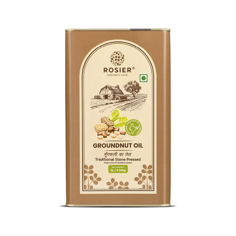 Stone Pressed Groundnut Oil 5 Ltr