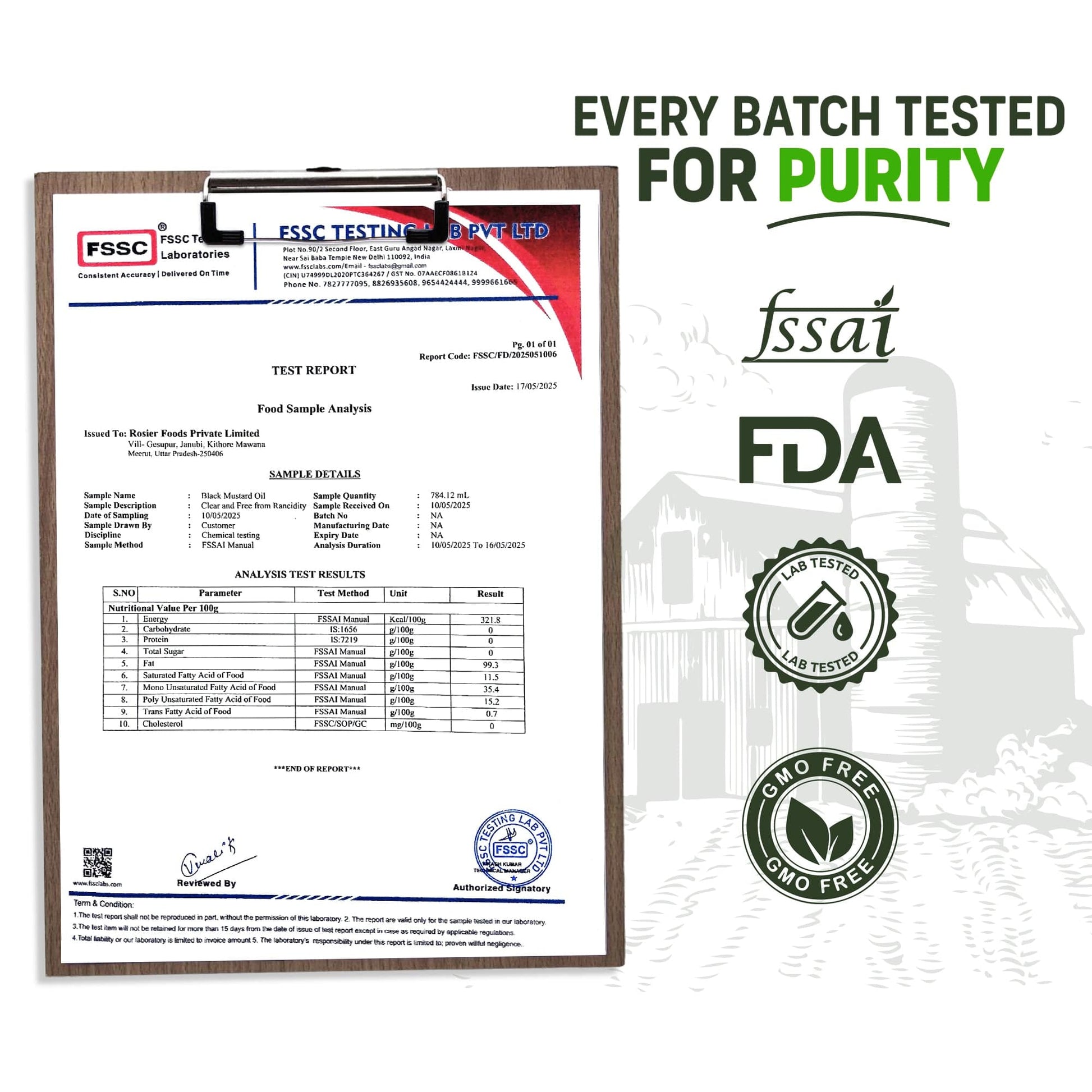 Stone Pressed Black Mustard Oil