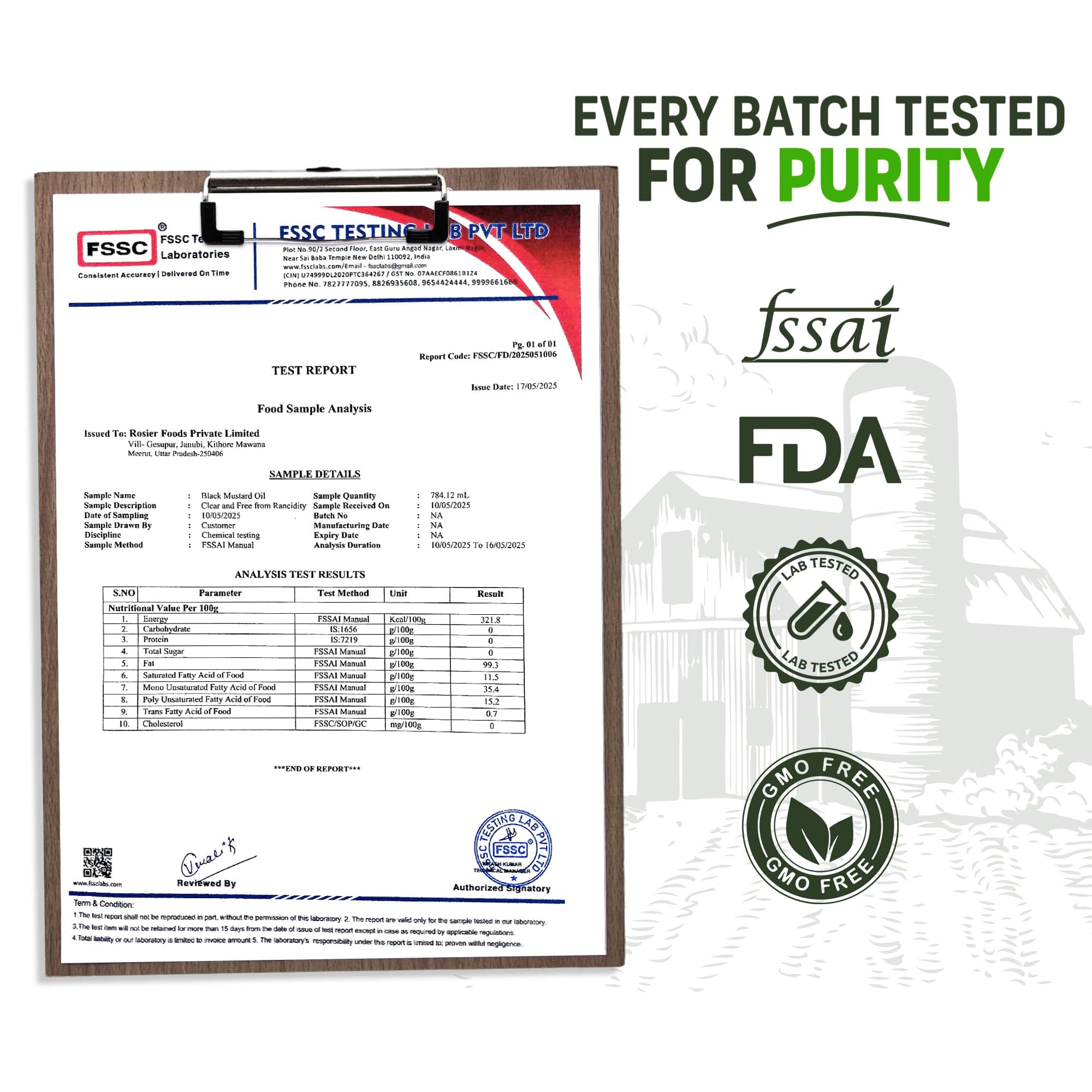 Stone Pressed Black Mustard Oil