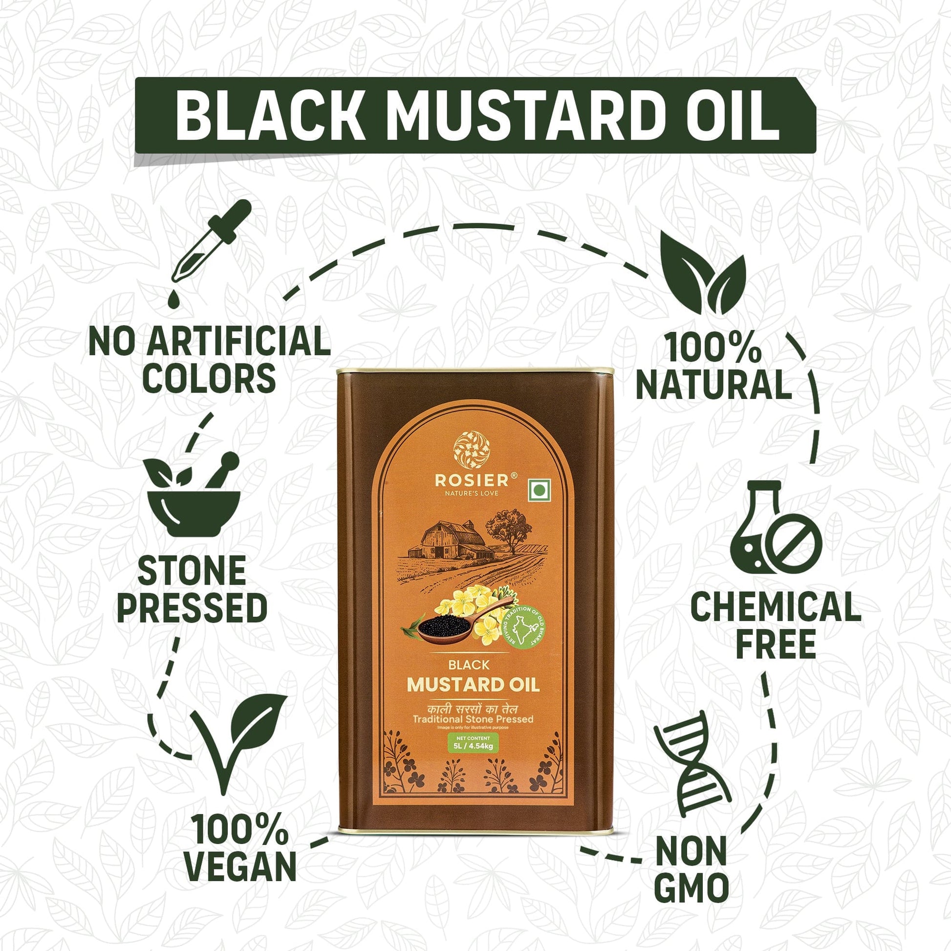 Stone Pressed Black Mustard Oil
