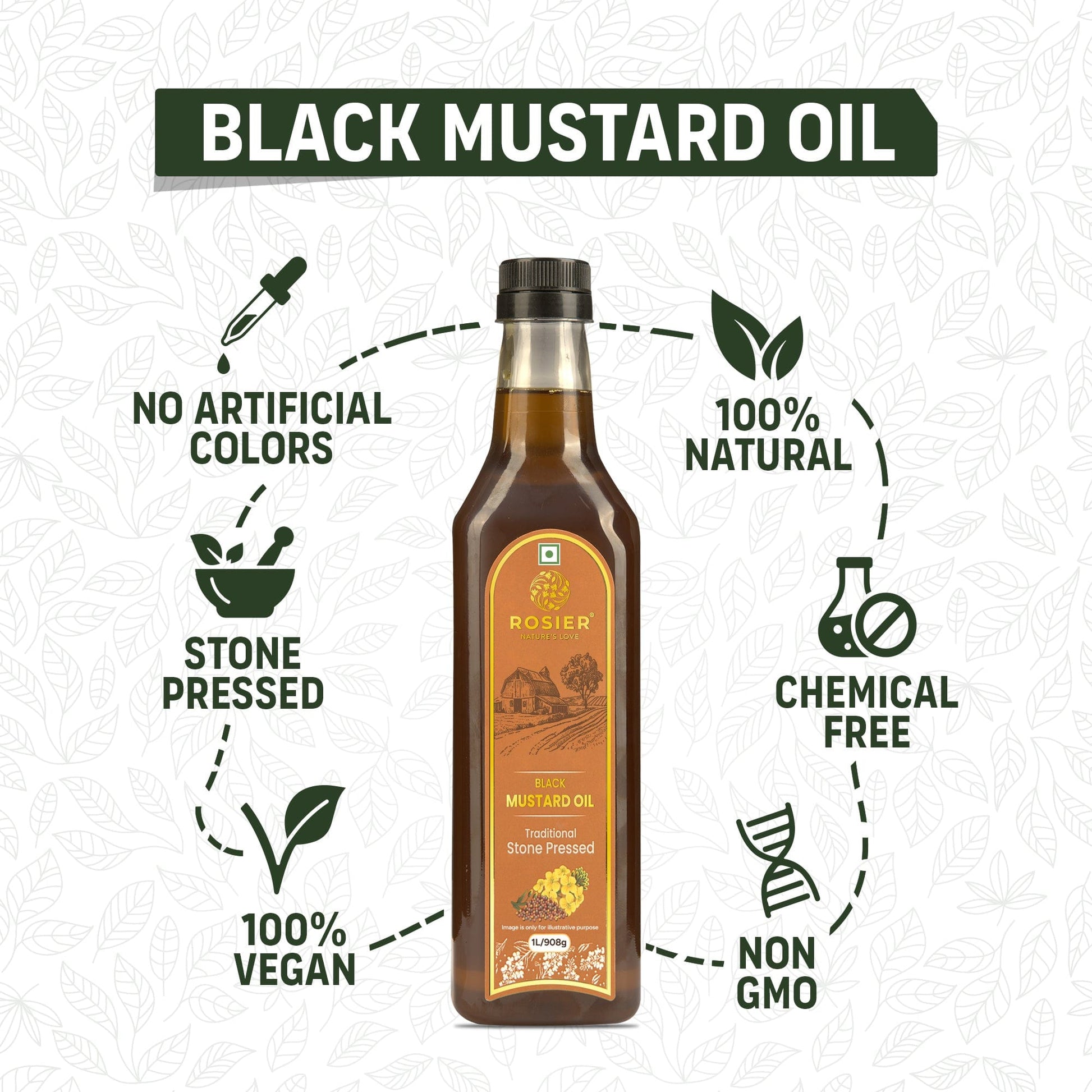 Stone Pressed Black Mustard Oil