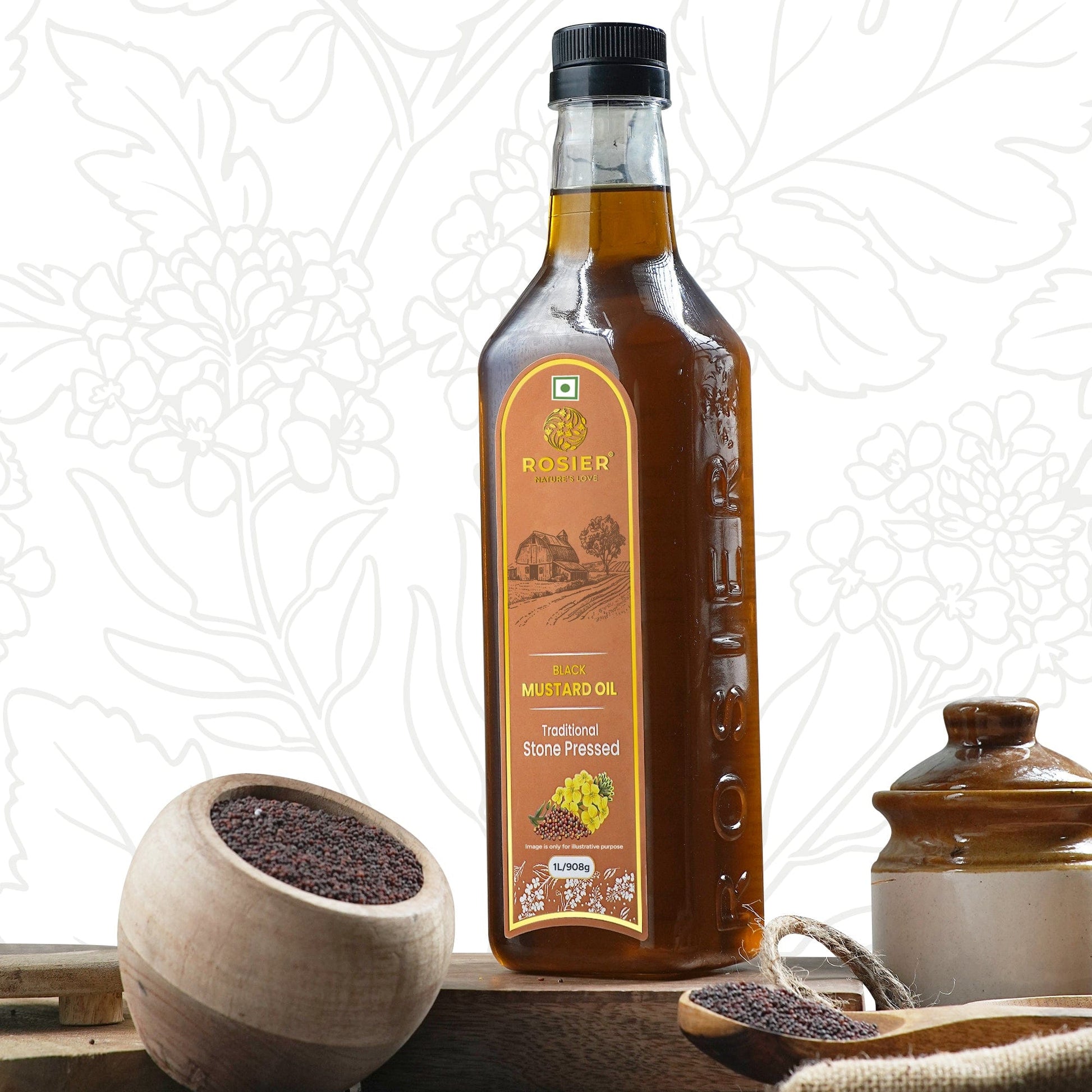 Stone Pressed Black Mustard Oil