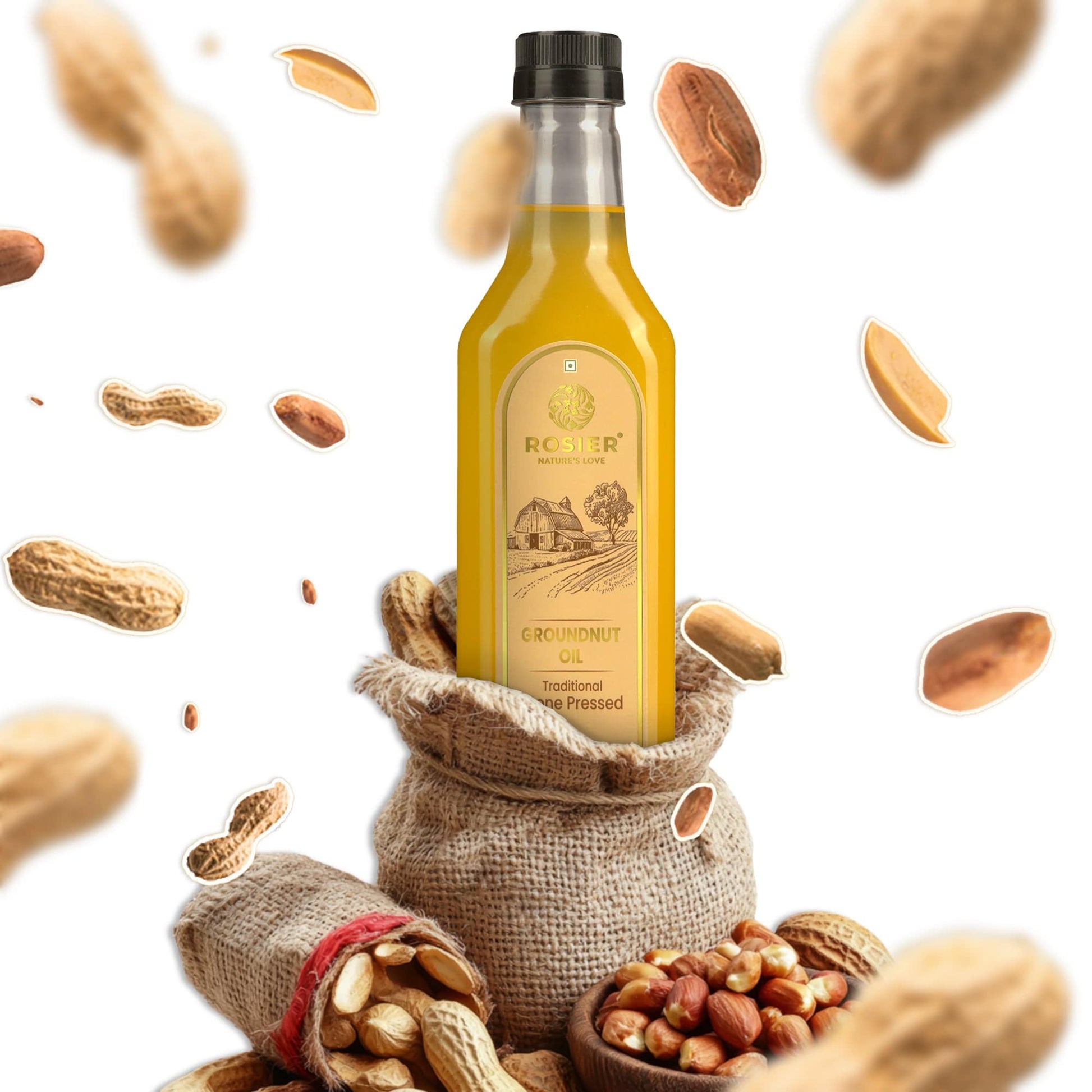 Stone Pressed Groundnut Oil