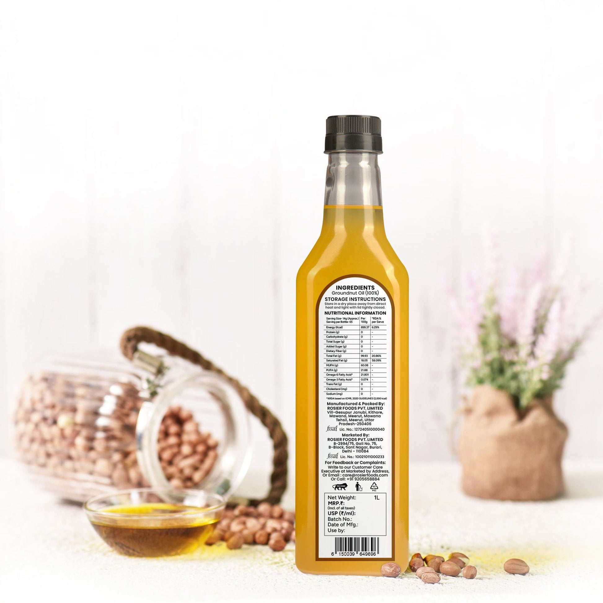 Stone Pressed Groundnut Oil