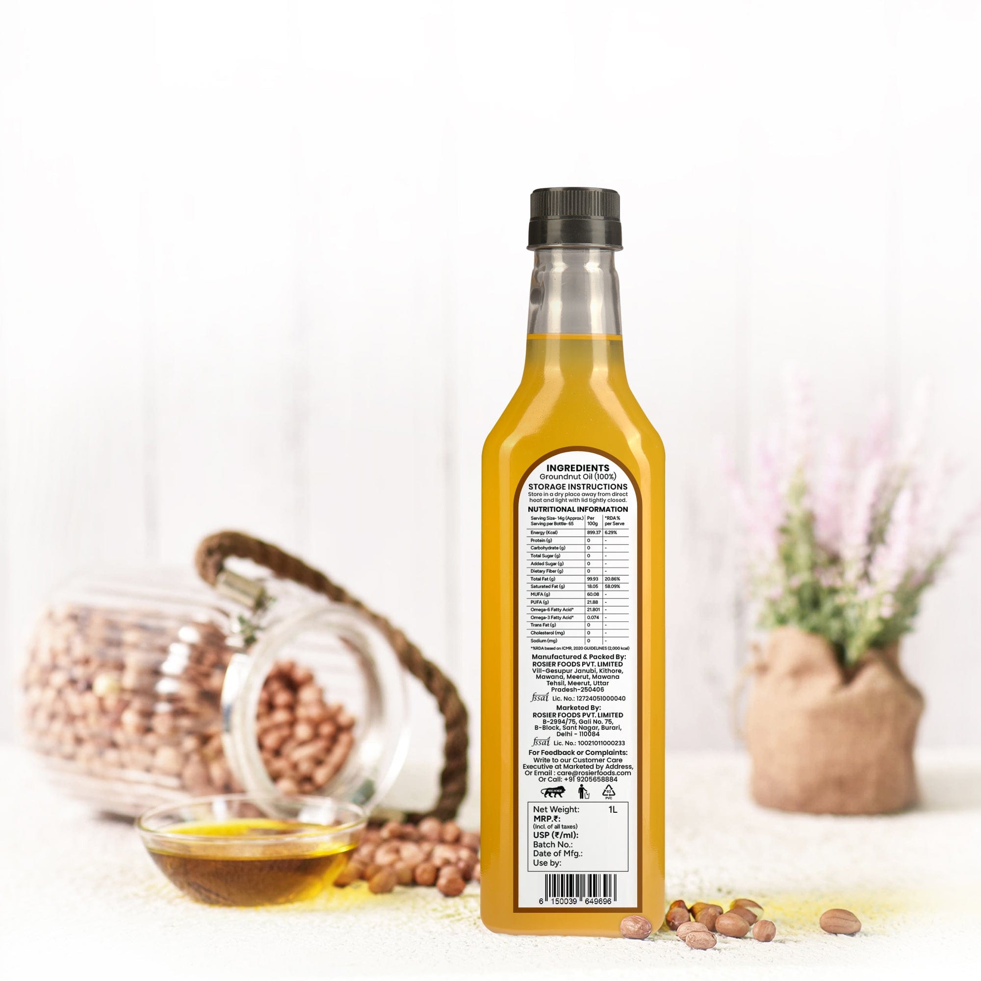 Stone Pressed Groundnut Oil