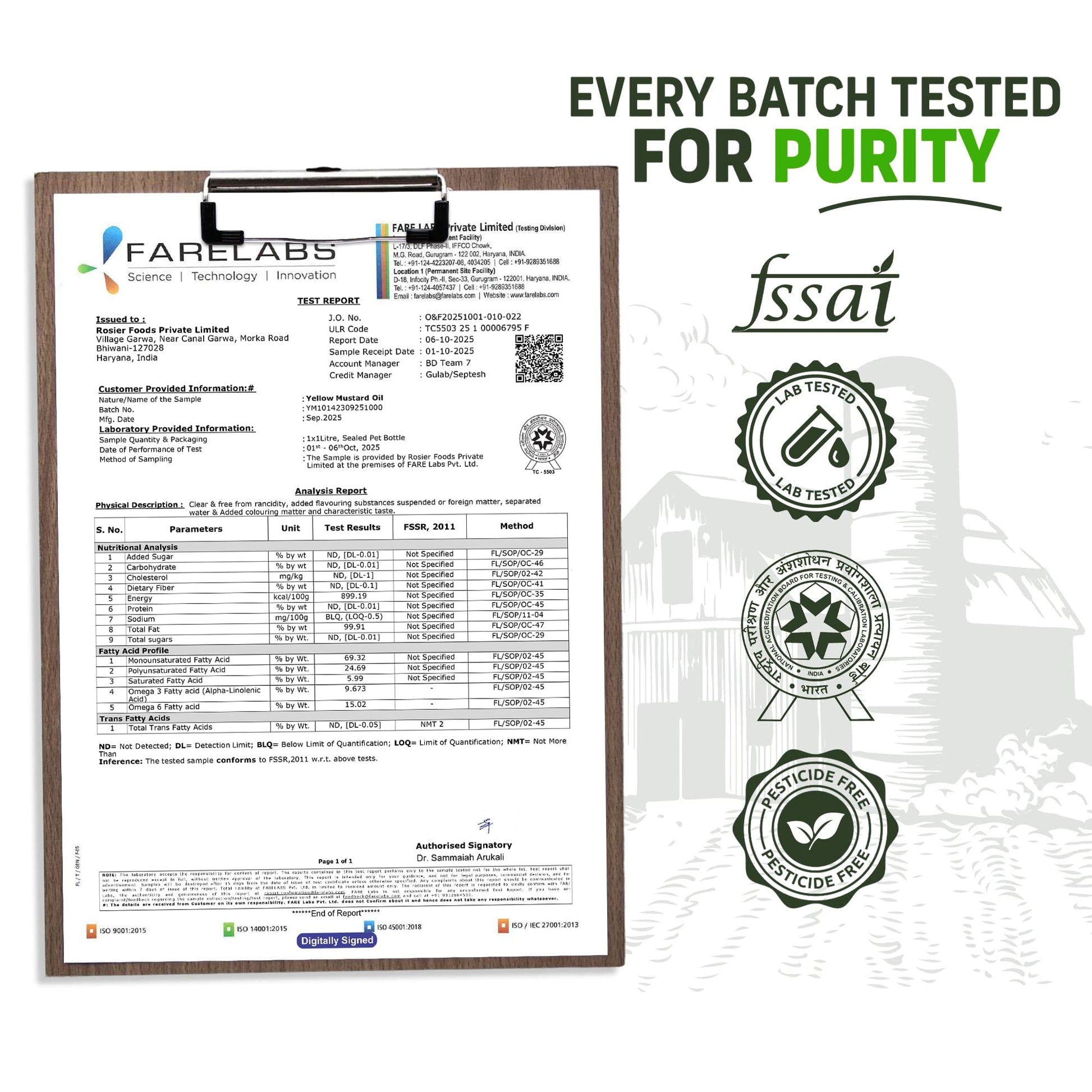 Stone Pressed Yellow Mustard Oil