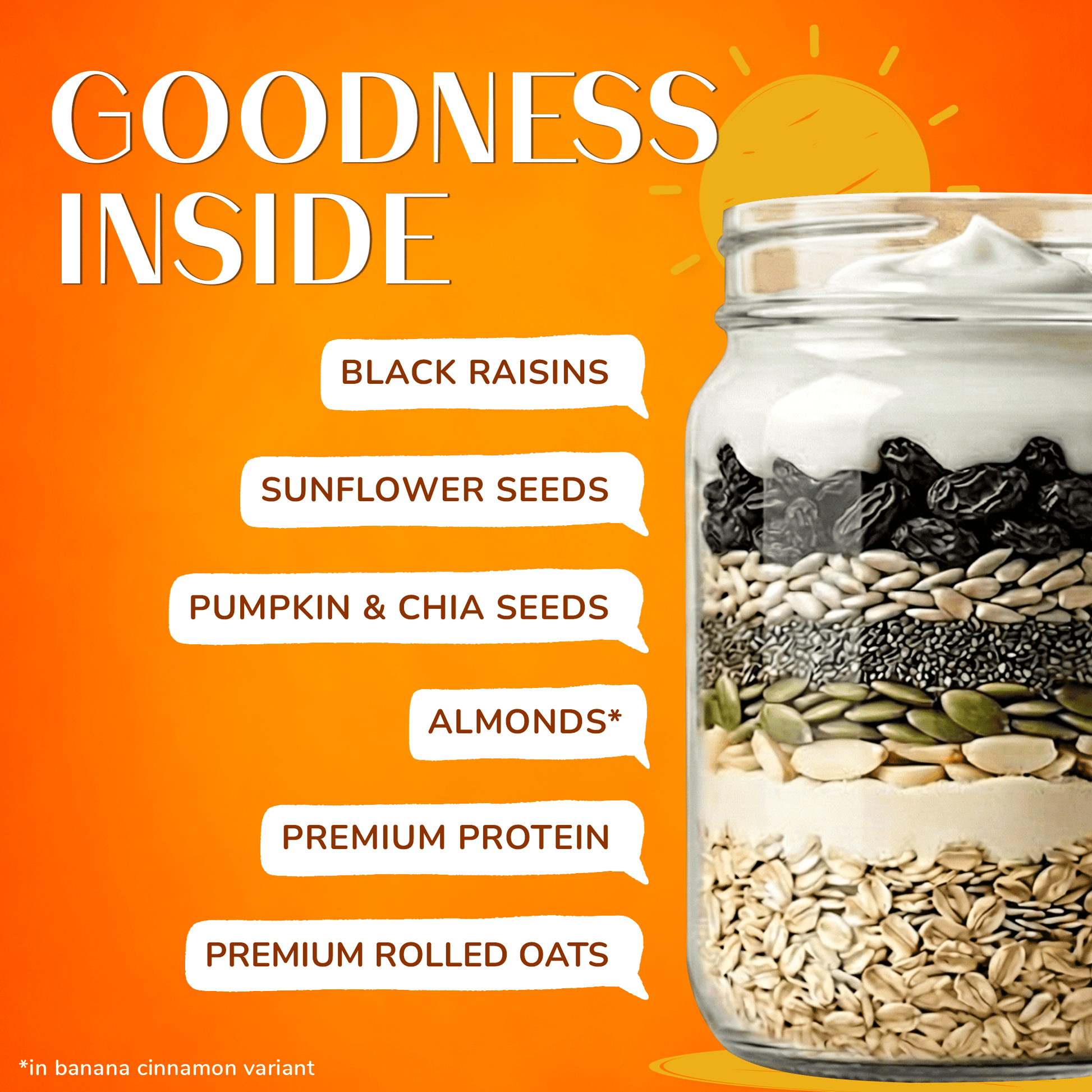 Overnight Oats - Assorted Pack Pack of 6