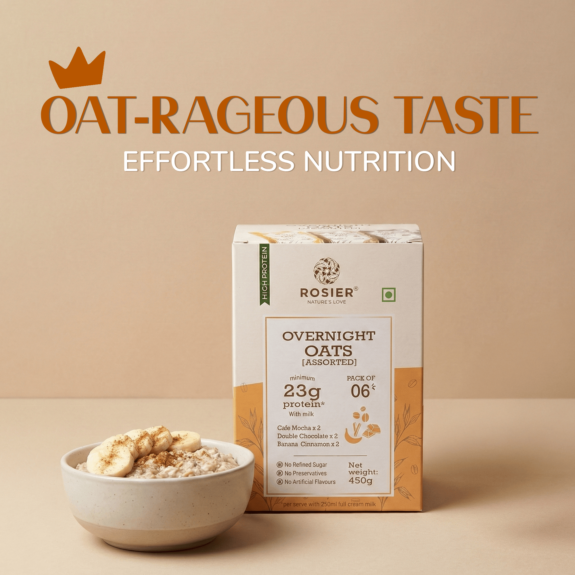 Overnight Oats - Assorted Pack Pack of 6