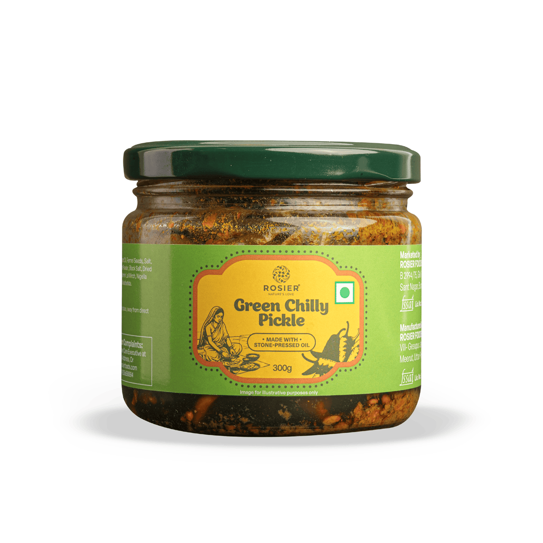 Green Chilly Pickle 300 Gms