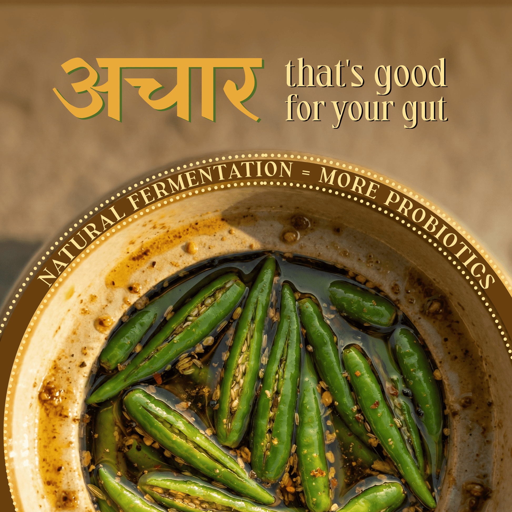 Green Chilly Pickle - Natural Sun Dried 300 Gms