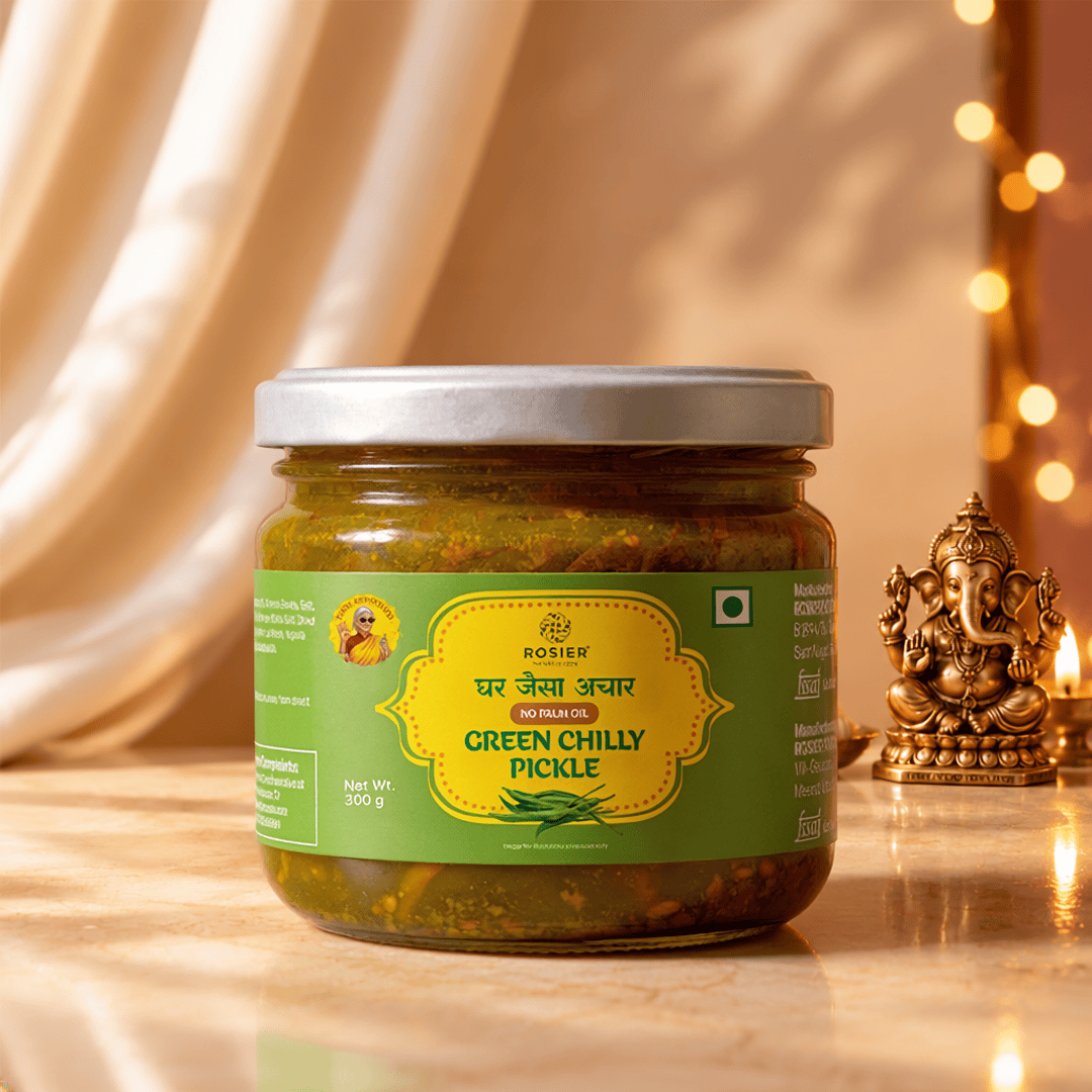 Mango Pickle Online - Aam Ka Achar | Rosier Foods 300 Gms