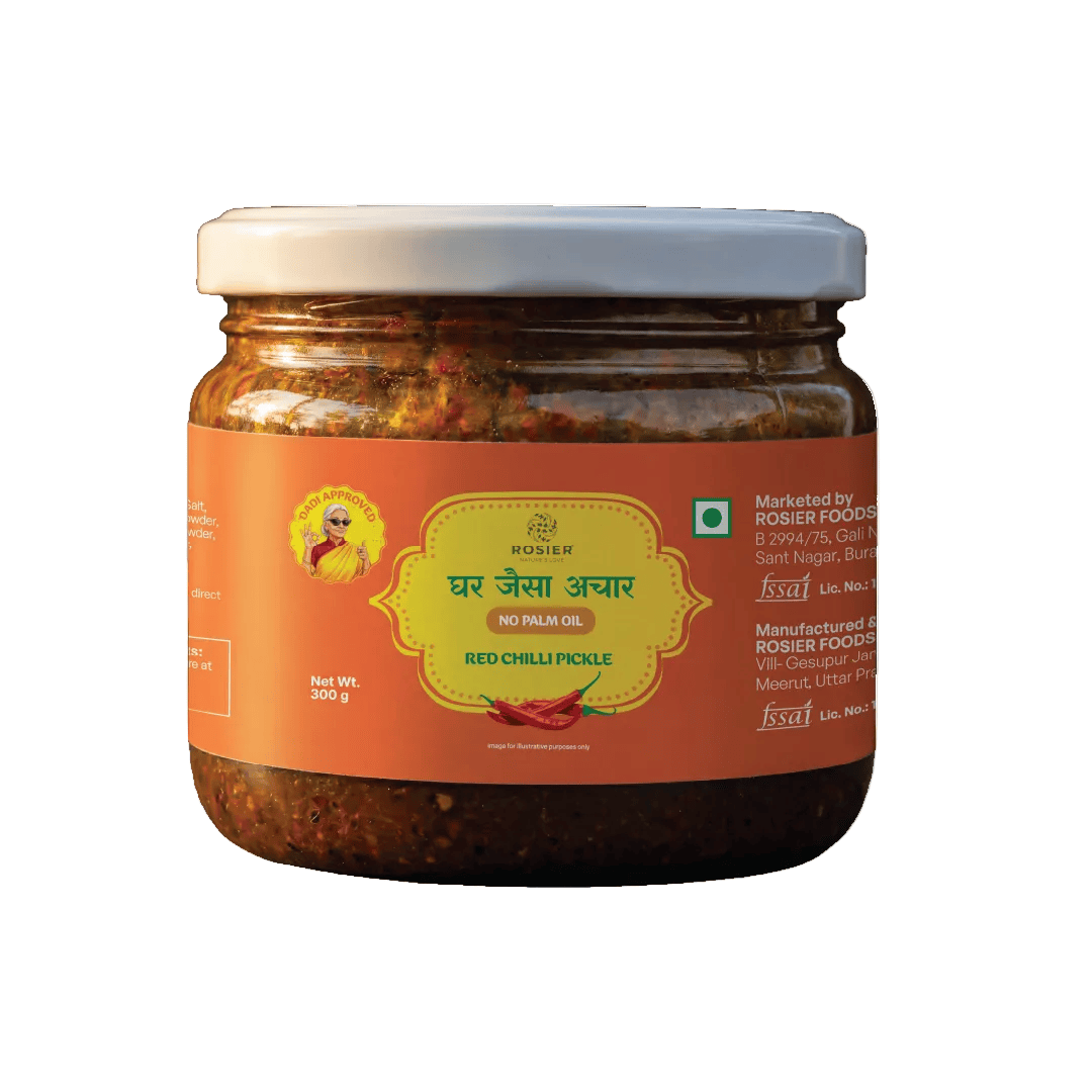 Red Chilly Pickle - Natural Sun Dried 300 Gms