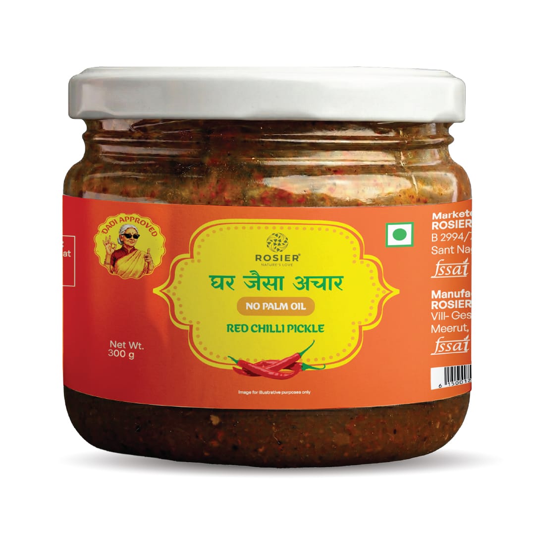 Red Chilly Pickle - Natural Sun Dried 300 Gms