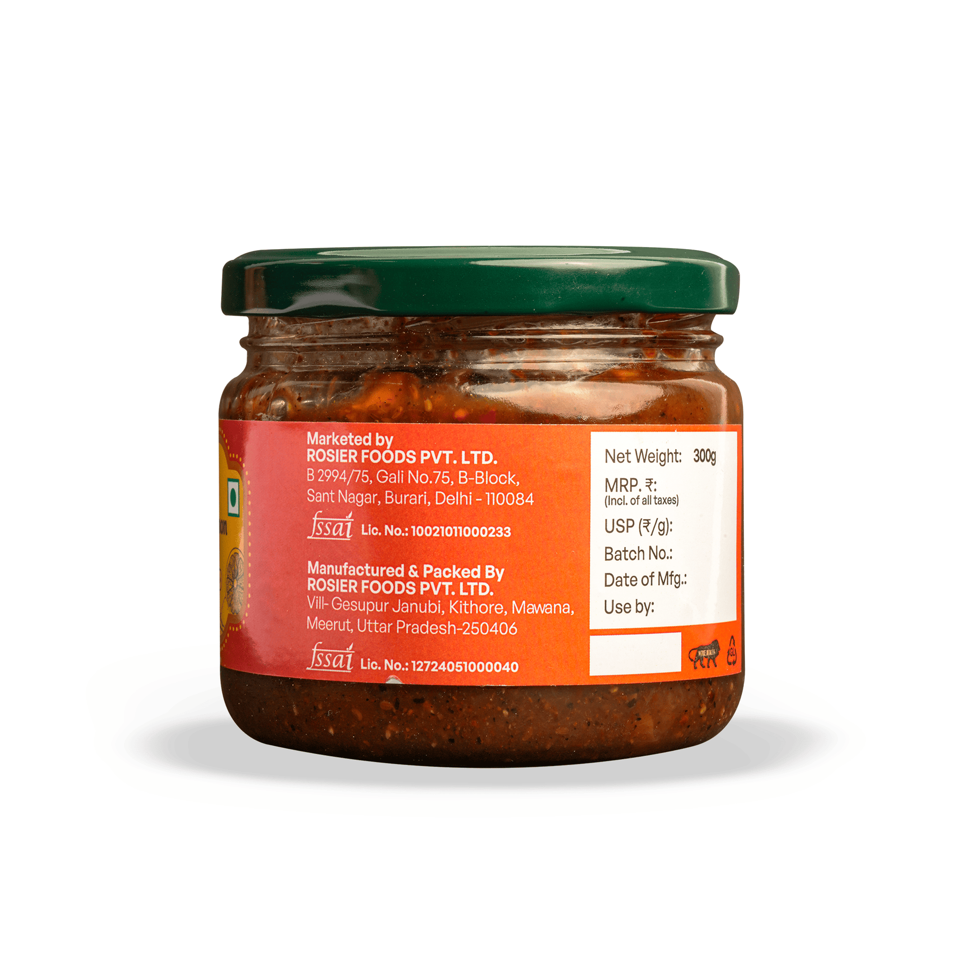 Sweet Lemon Pickle 300 Gms