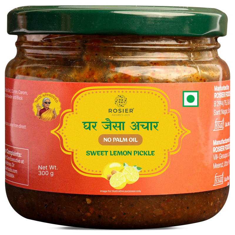 Sweet Lemon Pickle - Natural Sun Dried