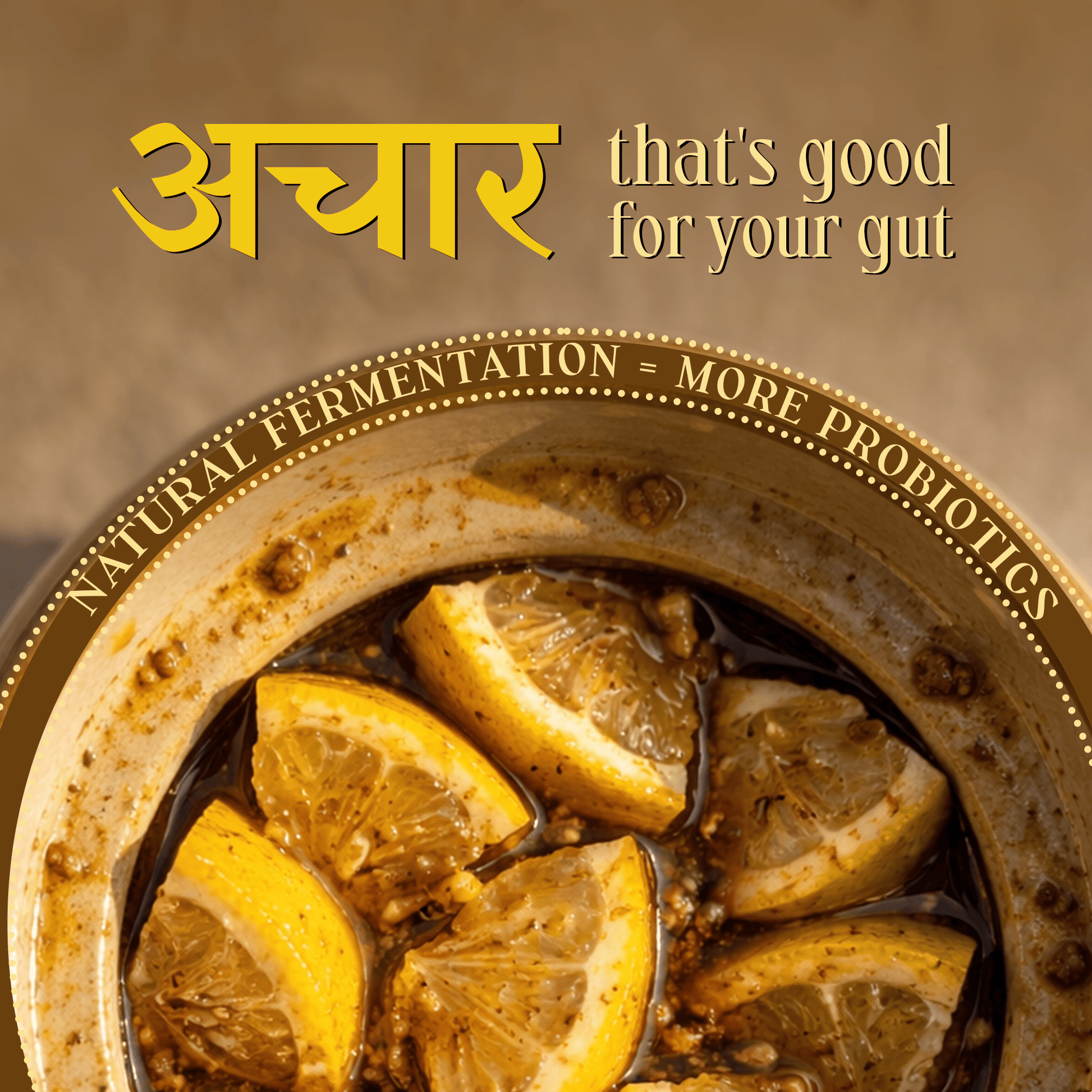 Sweet Lemon Pickle - Khatta Meetha Nimbu Ka Achar - Traditional Homemade Indian Pickle – Natural Ingredients – 300g Glass Jar - No Artificial Preservatives 300 Gms