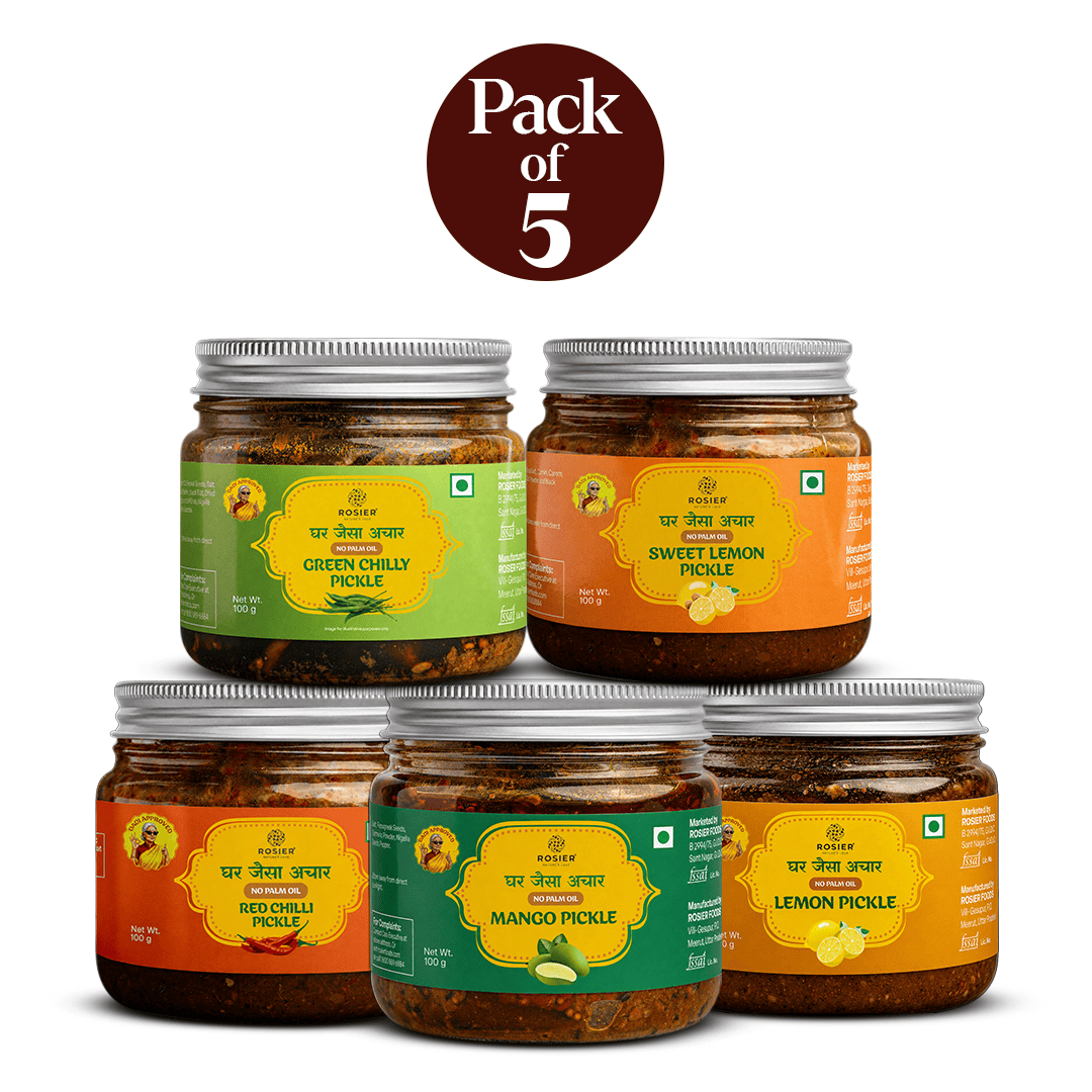 Pickle Tasting Set Pack of 5(100 Gms)